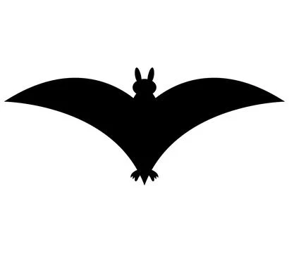 Bat icon illustrated in vector on white background Stock Illustration