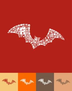 Bat icon Stock Illustration