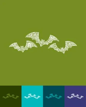 Bat icon Stock Illustration