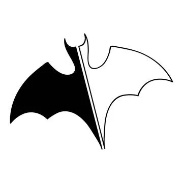 Bat icon vector illustration design Stock Illustration