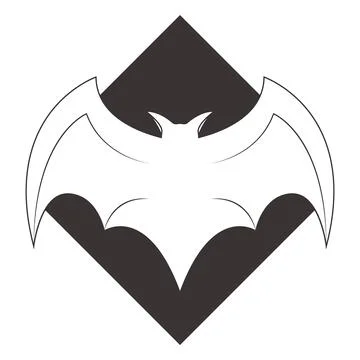 Bat icon vector illustration design Stock Illustration