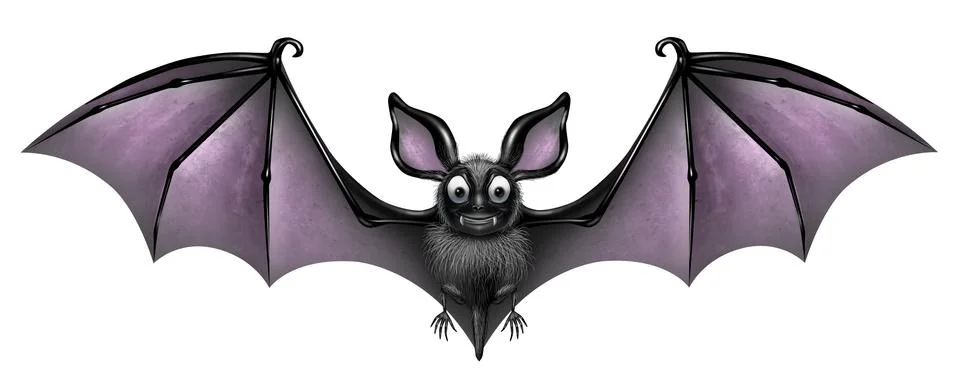 Bat Isolated 스톡 일러스트