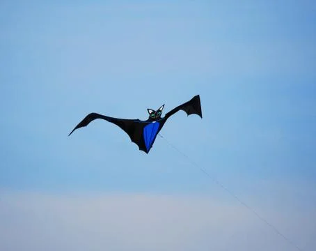 A bat kite flying Stock Photos
