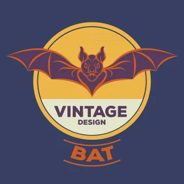 Bat logo Stock Illustration