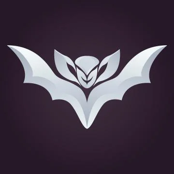 Bat logo vector Stock Illustration