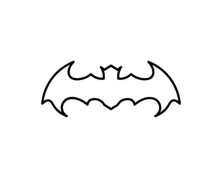 Bat open wings flying concept elements icon 스톡 일러스트