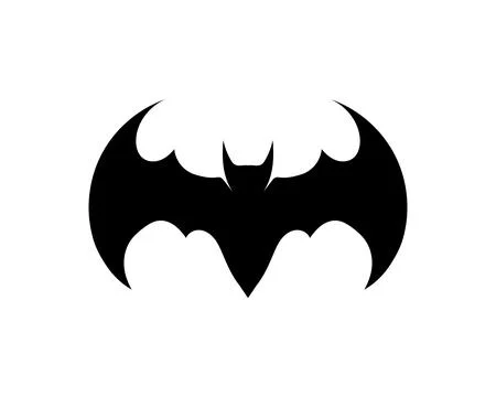 Bat open wings flying concept elements icon 스톡 일러스트