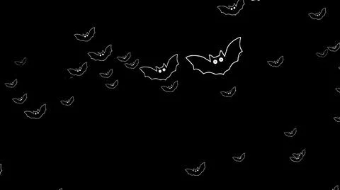 Bat seamless pattern background Stockillustratie