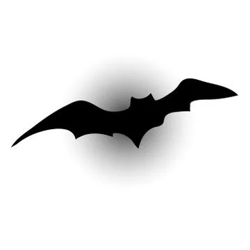 Bat silhouettes Illustrazione stock