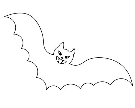 Bat. Sketch. Vector illustration. Stockillustratie