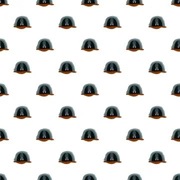 Bat sleeping in cave opening seamless pattern Stock Illustration