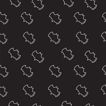 Bat texture vector illustration. Seamless pattern desing template. White ou.. Illustrazione stock