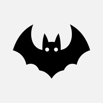 Bat vector art design Ilustración de archivo