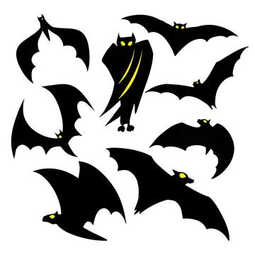 The Bat vector image for halloween or vampire concept. Stock Illustration