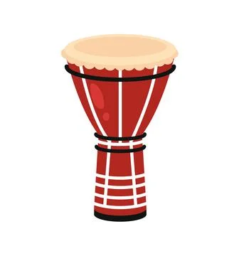 Bata drum cultural illustration Stockillustratie