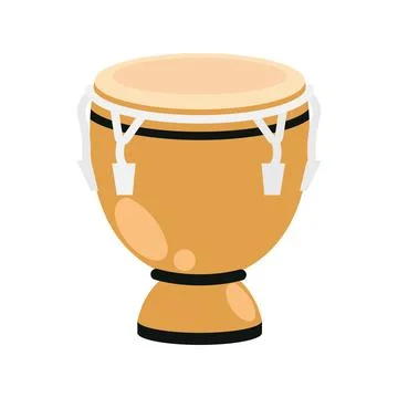 Bata drum design Stockillustratie