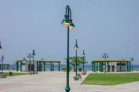 Bata waterfront Foto stock