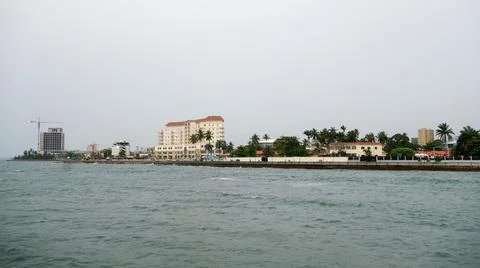 Bata waterfront Foto stock