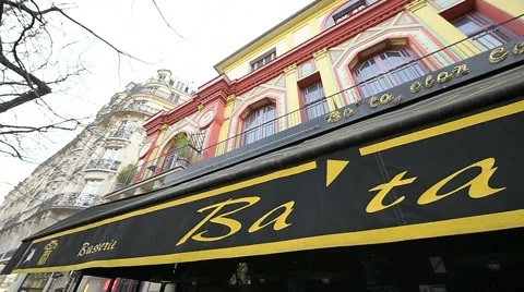 Bataclan sign Stock Footage 63153212