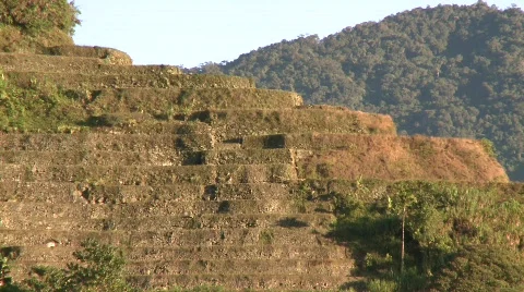 Batad early morning 1 Stock-Footage 511137