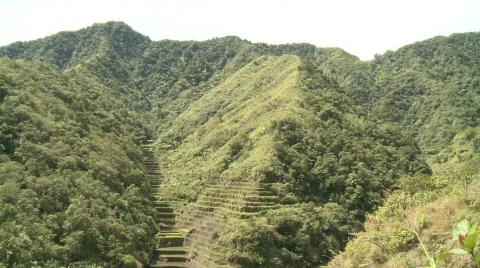 Batad rice terraces 16 Stock Footage 511906