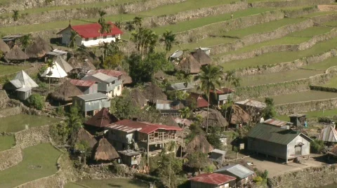Batad rice terraces 24 Vídeo Stock 511883
