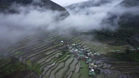 Batad Rice Terraces Stock Footage 224644609