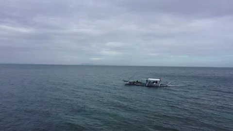 Batangas barca, Philippines dive boat Video stock 153246764