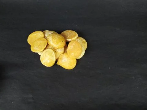 Batasa on black background. Stock Photos