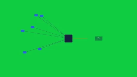 Batch 10 Digital Motion Graphic Clip 06 Stock Video Stock Footage 340386319