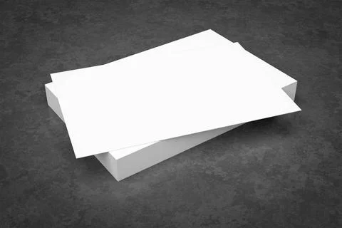 A batch of business cards 3d rendering of a batch of business cards Copyri... Stock Photos