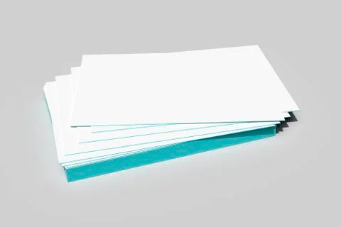 A batch of business cards Stock Illustration