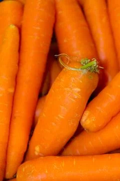A batch of Carrots closeup Stock Photos