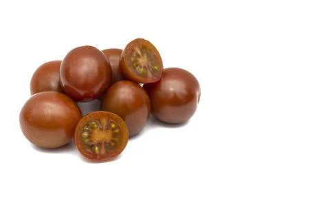 A batch of cherry tomatoes Foto stock