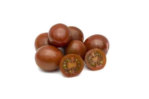 A batch of cherry tomatoes Stock Photos