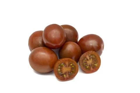 A batch of cherry tomatoes Stock Photos
