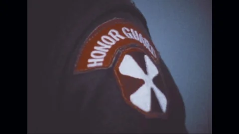 Batch of honor guard and united states army - 1970 Stock Footage 96329966