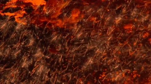 Batch of pig iron at melting point Stock Footage 50412082