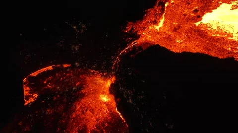 Batch of pig iron at melting point Stock Footage 50412241