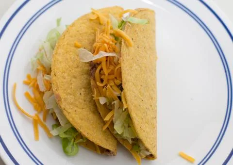 Batch of Tacos Stock Photos
