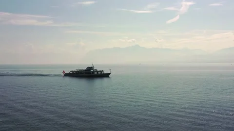 Bateau Leman Video stock 134446826