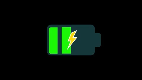 BATERY ANIMATION Stock Footage 323153420