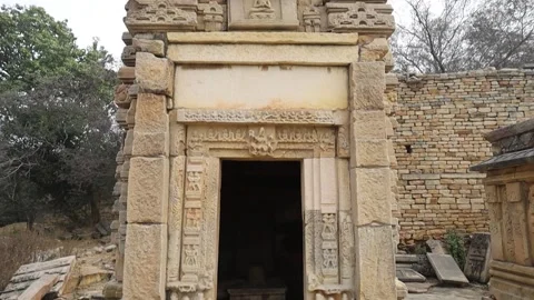 Bateshwar Group of Temples, Gwalior, Madhya Pradesh Stock Footage 186617219