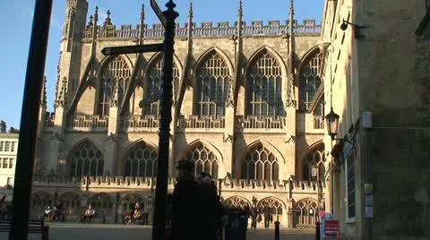 Bath Abbey (3) Stock Footage 12739398