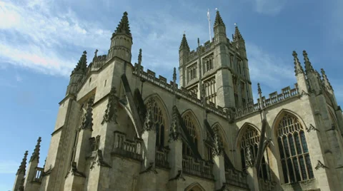 Bath Abbey, City of Bath wide 2. 4K Stock-Footage 39742228