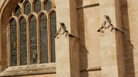 Bath Abbey detail Stock Footage 12229379