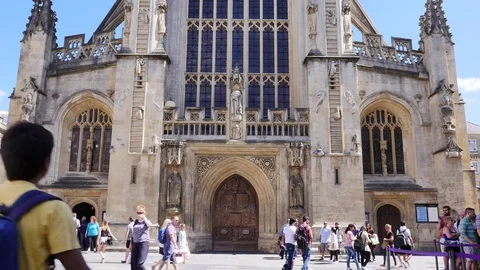 Bath Abbey Stock Footage 71044138