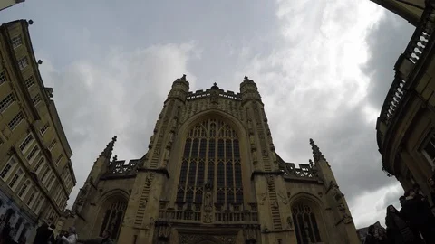Bath Abbey Stock Footage 91216800