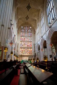 Bath Abbey Foto stock