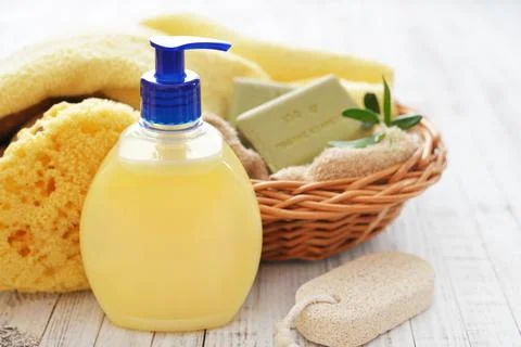 Bath accessories Foto stock